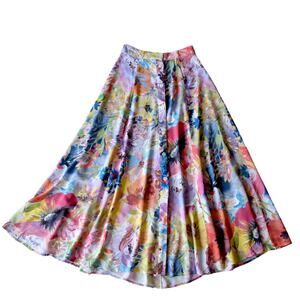 Floral Multicolor Women's Skirt